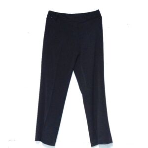 Apt.9 women's pants black mid rise straight leg Size: 10